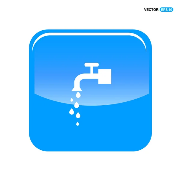 Icono del grifo de agua — Vector de stock