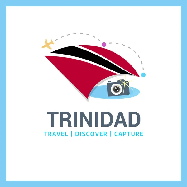 Trinidad bandera nacional logo — Vector de stock