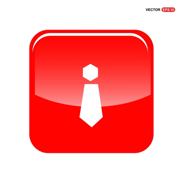 Ícone de gravata de negócios — Vetor de Stock