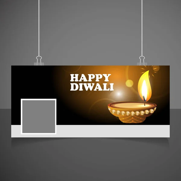 Design icon of diwali festival — Stock Vector