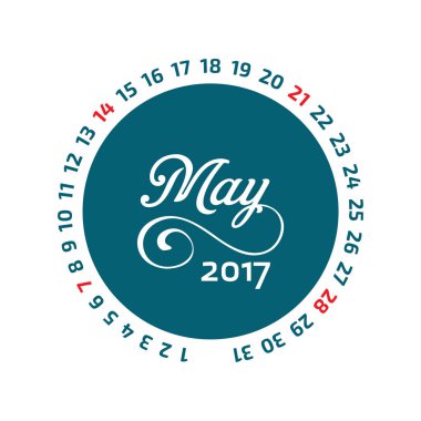 2017 Takvim ay