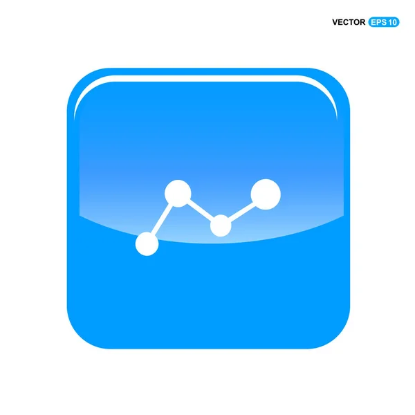 Icono gráfico de negocios — Vector de stock