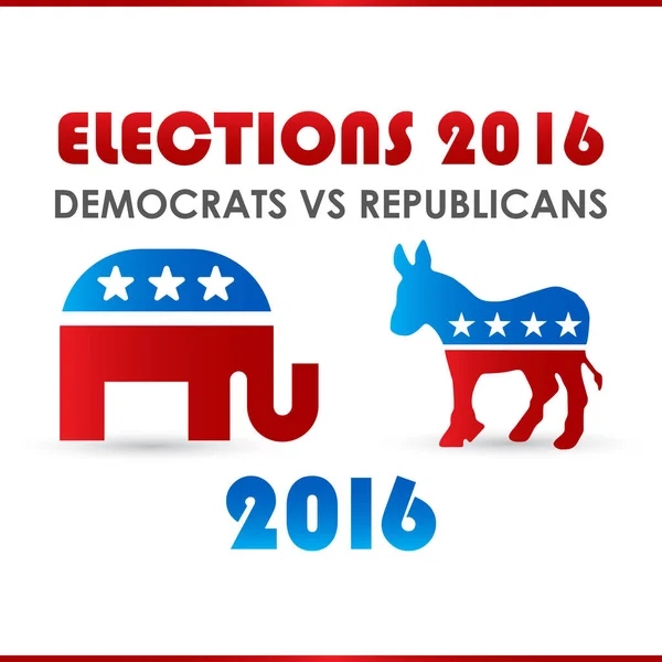 Икона выборов в США — стоковый вектор