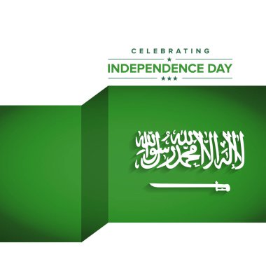 Suudi Arabistan Bağımsızlık günü kartı