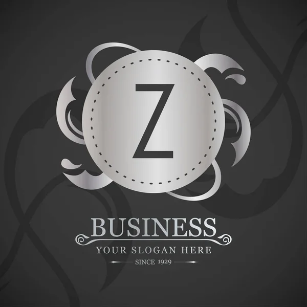 Ícone de logotipo de negócios cinza —  Vetores de Stock