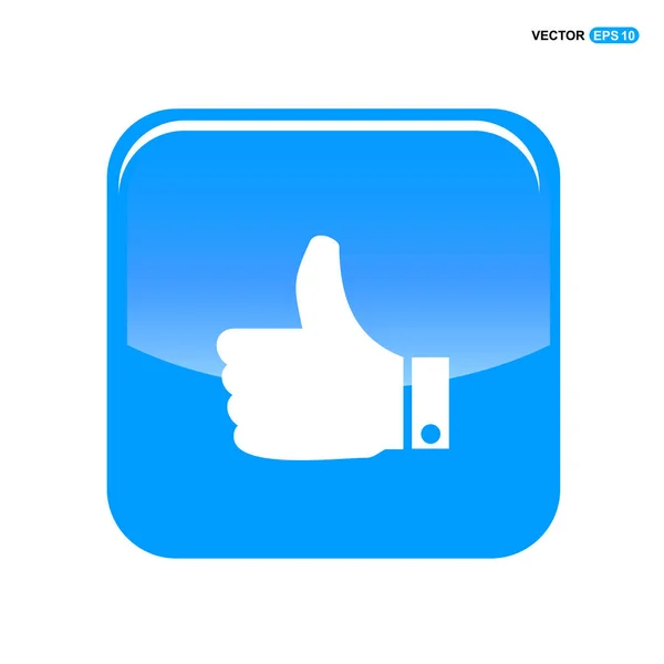 Thumb up, like icon — Stock Vector