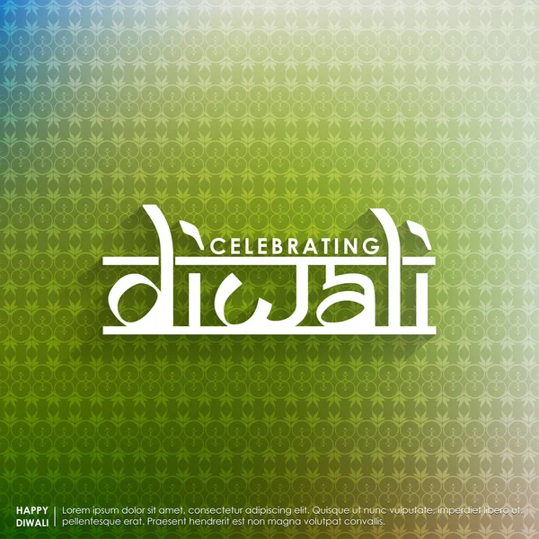 Design-Ikone des Diwali-Festivals — Stockvektor