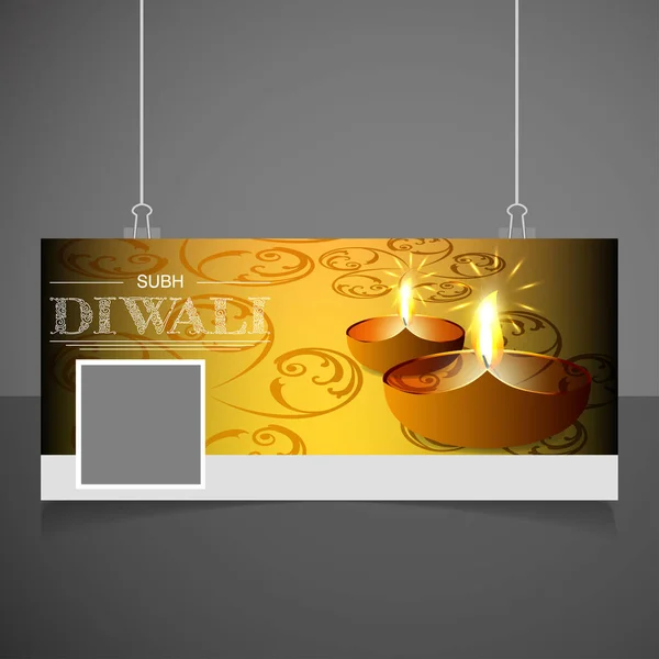 Design icon of diwali festival — Stock Vector