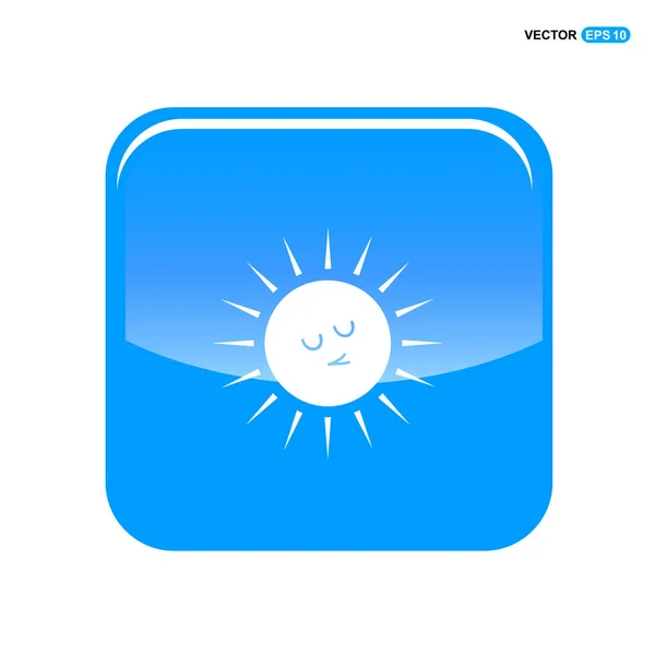 날씨 태양 아이콘 — 스톡 벡터