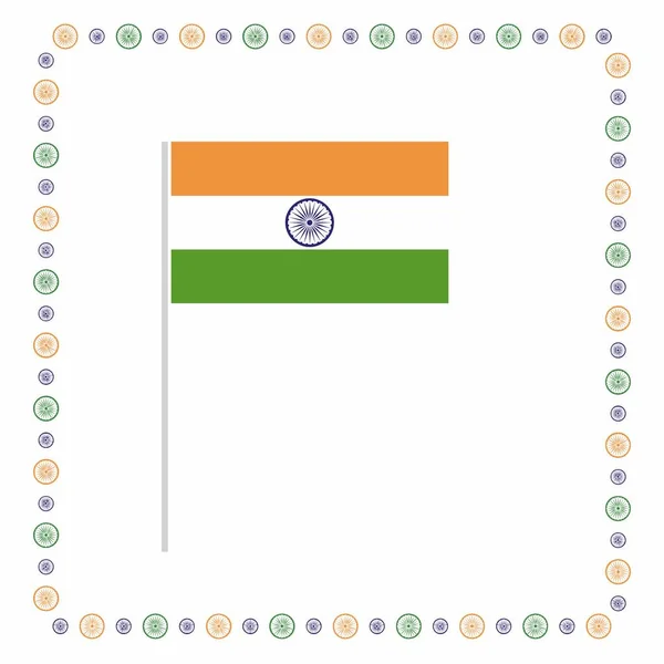 Logo du drapeau national indien — Image vectorielle
