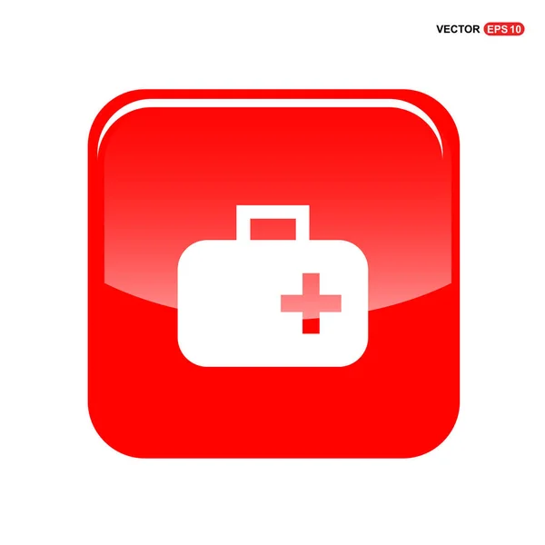 Ikona zestawu pierwszej pomocy — Wektor stockowy