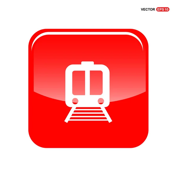Személyszállító vonat ikon — Stock Vector