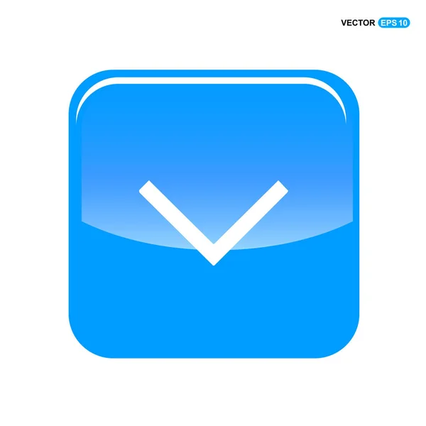 Icono flecha abajo — Archivo Imágenes Vectoriales