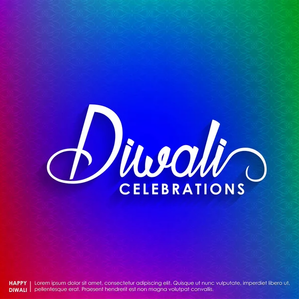 Design-Ikone des Diwali-Festivals — Stockvektor
