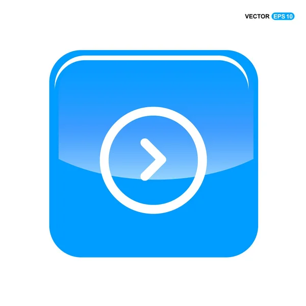 Icono flecha derecha — Archivo Imágenes Vectoriales