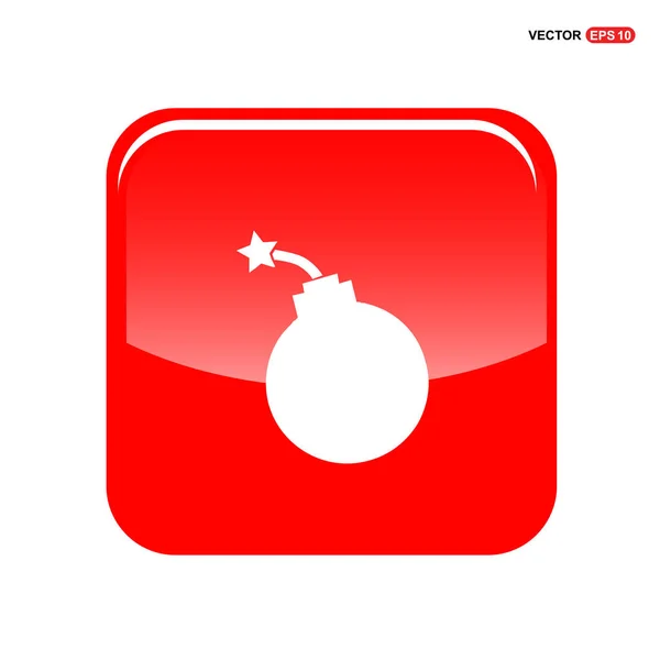 Explosive bomb icon — Stock Vector