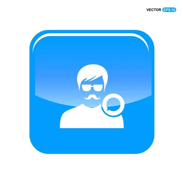 Chat ícone do usuário — Vetor de Stock