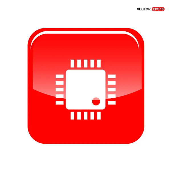 Icono de chip de procesador cpu — Vector de stock