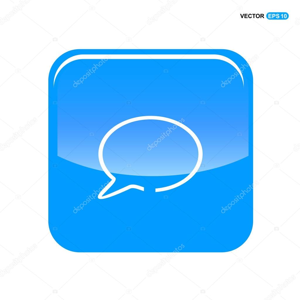 Chat speech bubble icon