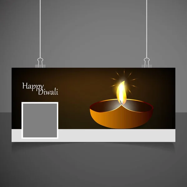 Design icon of diwali festival — Stock Vector