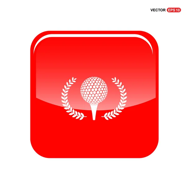 Design de logotipo de golfe — Vetor de Stock