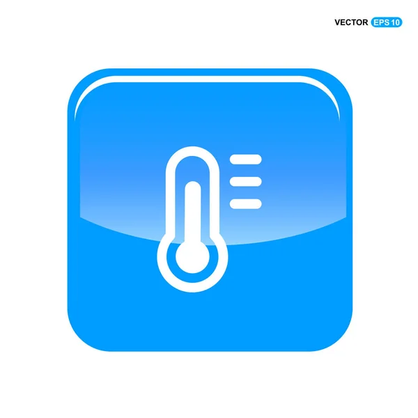 Thermometer outline icon — Stock Vector