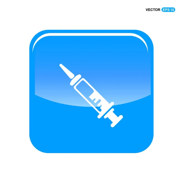 Medical syringe icon — Stock Vector