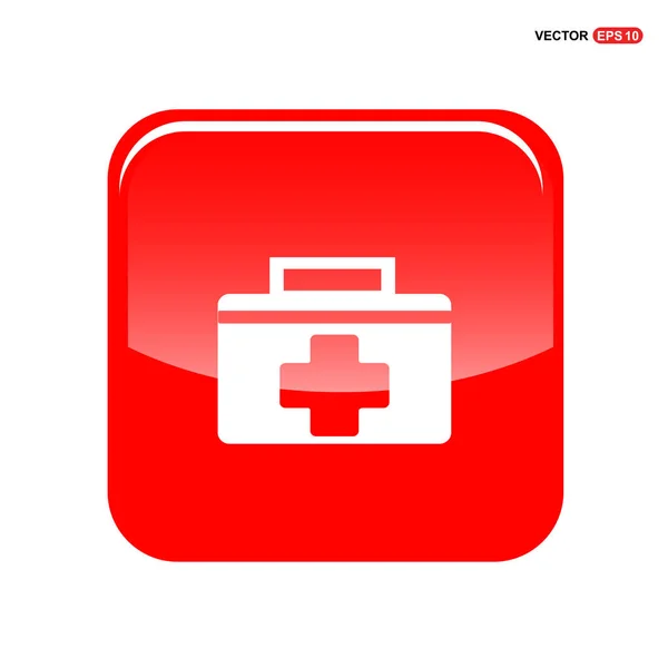 Ikona zestawu pierwszej pomocy — Wektor stockowy
