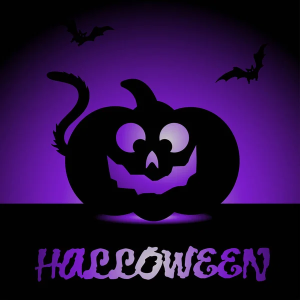 Halloween pompoen pictogram — Stockvector