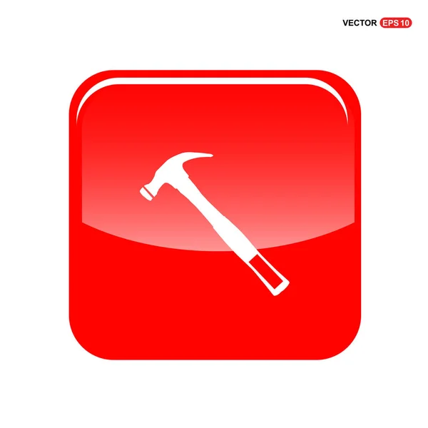 Ícone de ferramenta de martelo —  Vetores de Stock