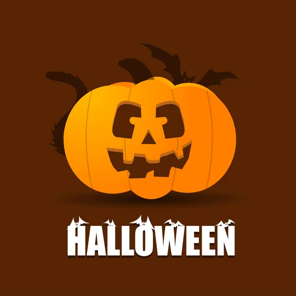 Ícone de abóbora halloween —  Vetores de Stock