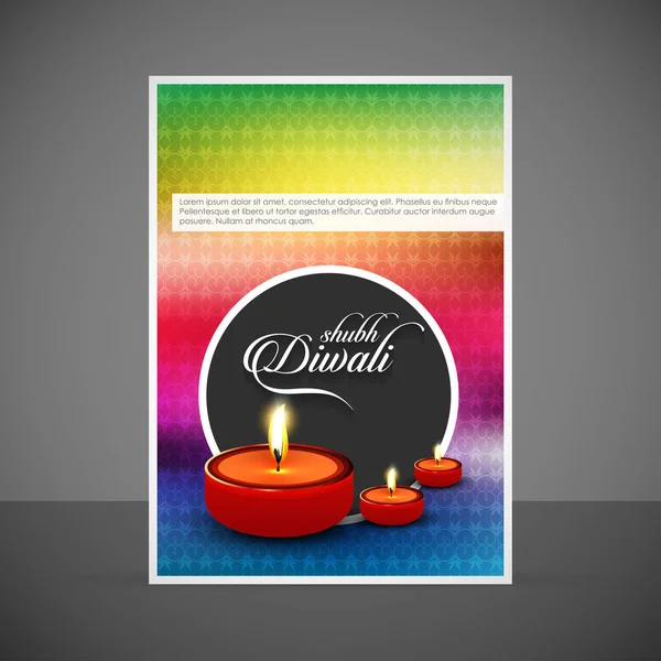 Icône de design du festival diwali — Image vectorielle