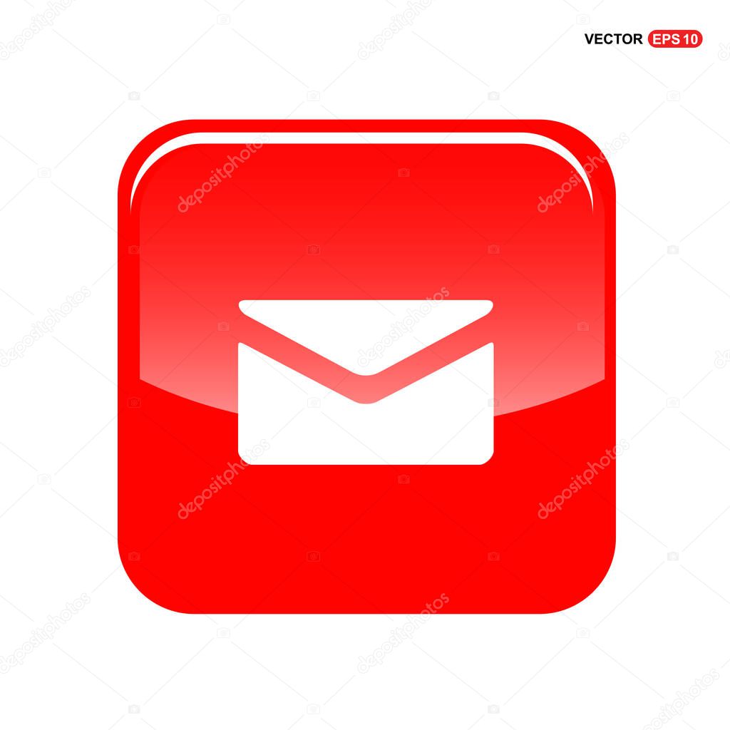 Mail envelope icon. vector illustration