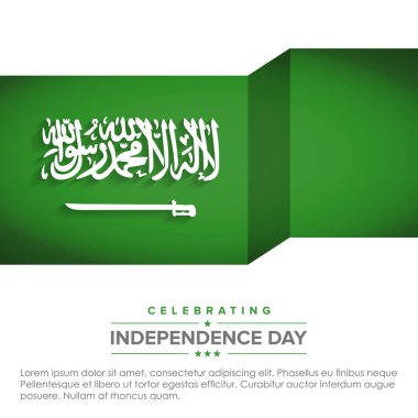 Suudi Arabistan Bağımsızlık günü kartı