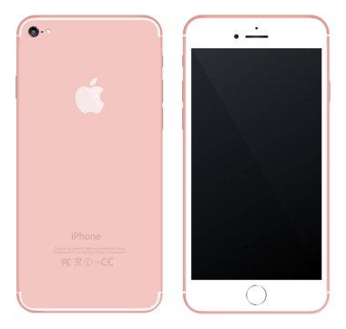 iPhone mockup ön, yan ve arka