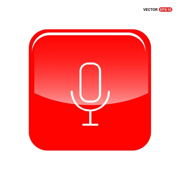 Microphone Recording icon — Stock Vector