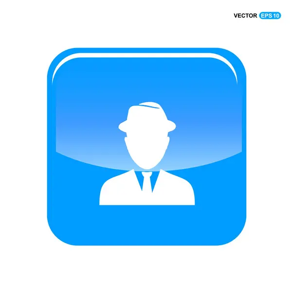 Empresário avatar ícone — Vetor de Stock