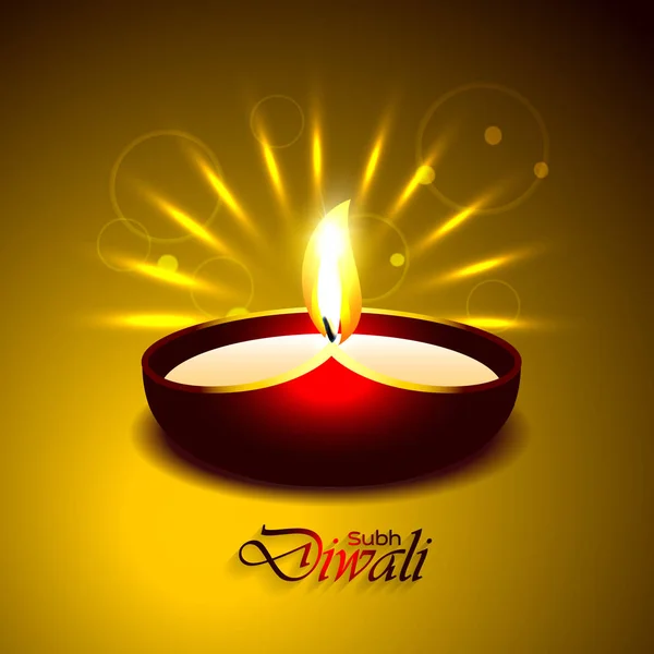 Icono de diseño del festival diwali — Vector de stock
