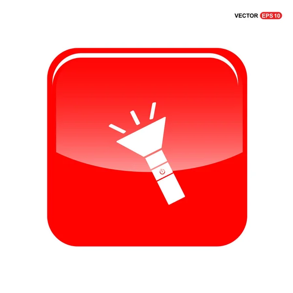 Ícone lanterna elétrica — Vetor de Stock