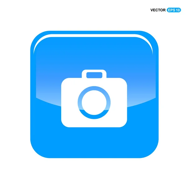 Icono de cámara fotográfica — Vector de stock