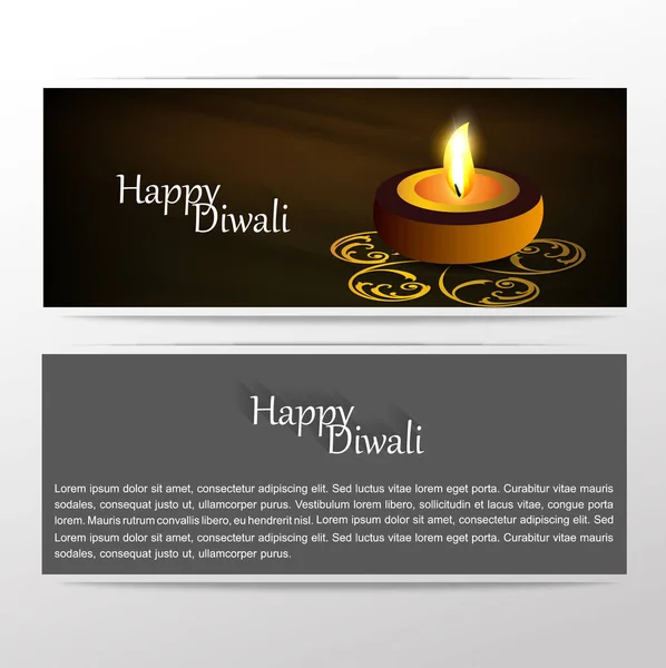 Design icon of diwali festival — Stock Vector