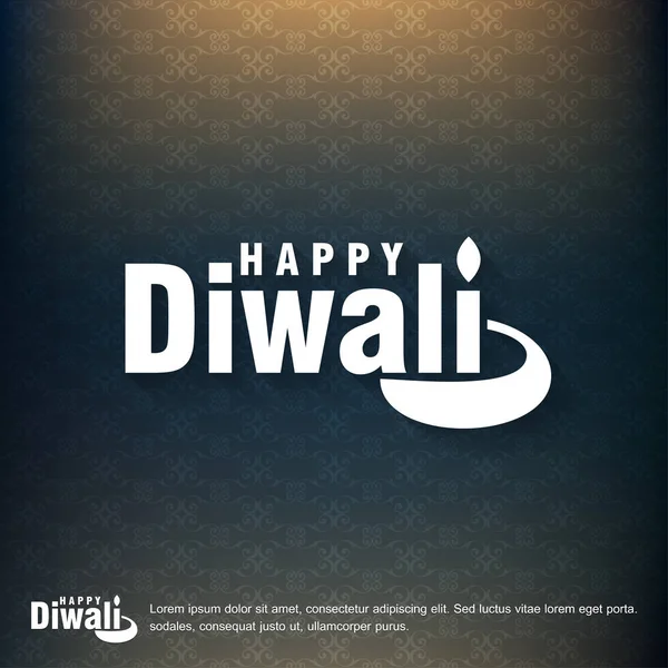 Icône de design du festival diwali — Image vectorielle