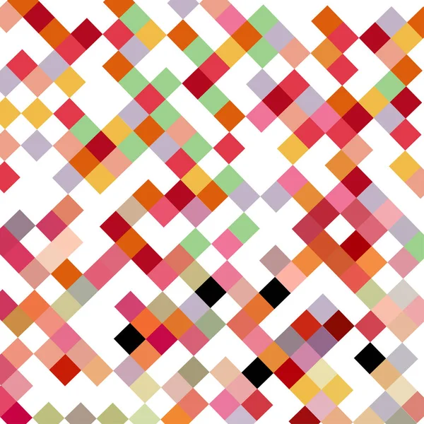 Geometric pixel pattern — Stock Vector
