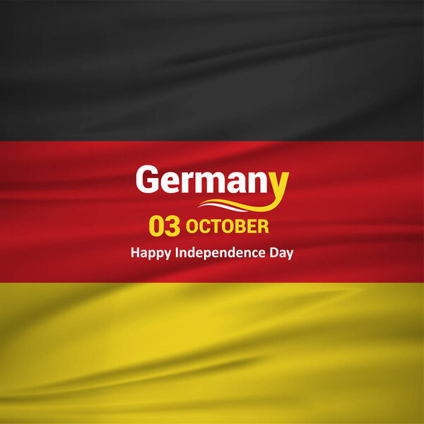 Germany Independence Day card — Stock Vector