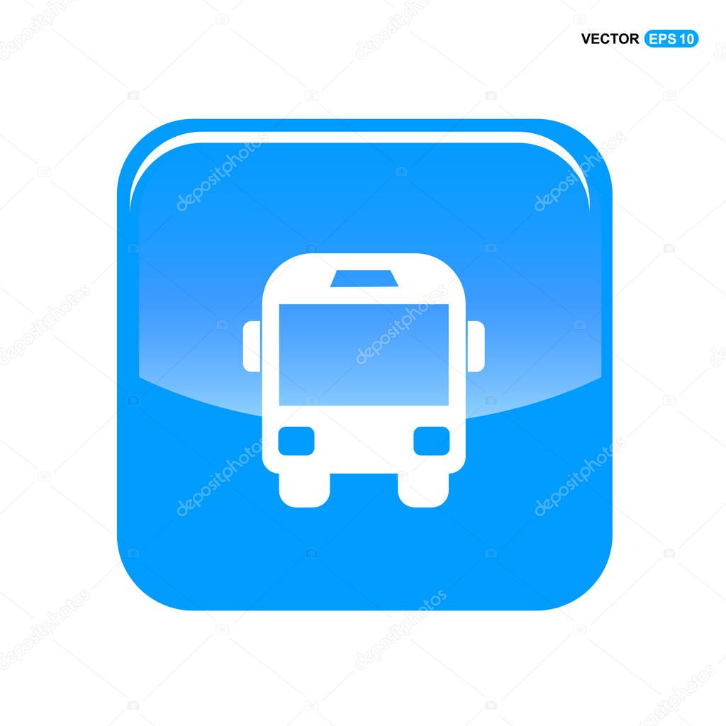 Passenger bus icon. vector illustration