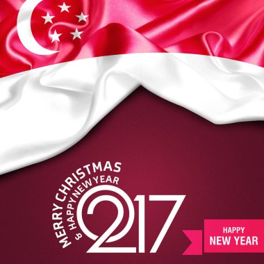 2017 yeni yıl Singapur'da