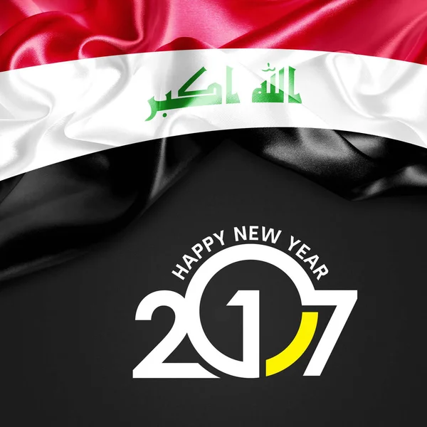 Wapperende vlag van Irak — Stockfoto