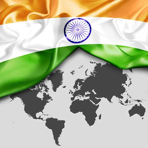 India bandera nacional logo — Foto de Stock