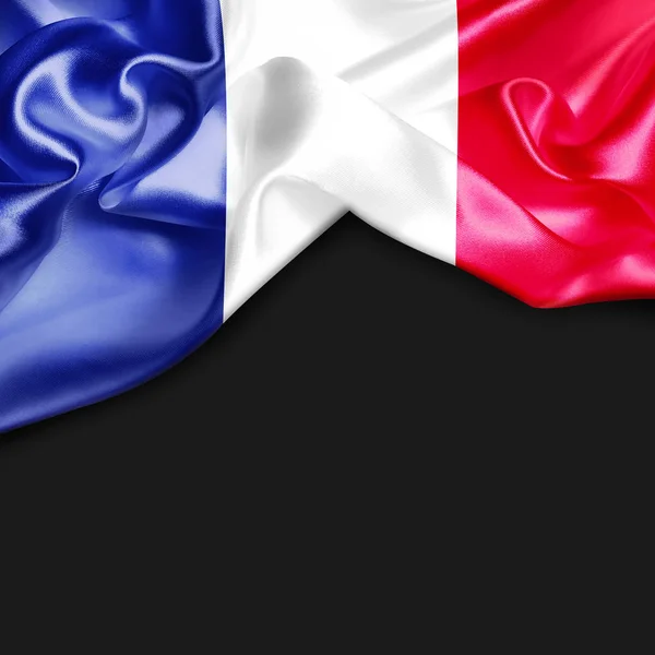 飘扬的法国国旗 — 图库照片