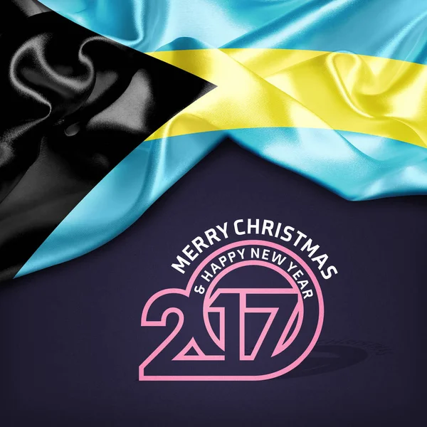 2017 Neujahr auf Bahamas — Stockfoto
